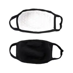 Унисекс черная ротовая маска моющиеся Модальные хлопчатобумажные защитное, против пыли многоразовые пылезащитные маски