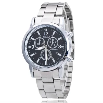 

Men's Watch 2019 New Fake Three-eye Dial Stainless Steel Strap Casual Fashion Exquisite Precision High-end Men's Quartz Watches