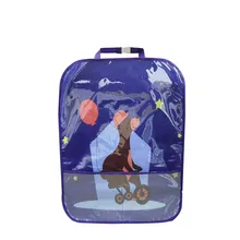 Универсальный автомобильный чехол на заднее сиденье с несколькими карманами, защитный чехол на заднее сиденье автомобиля с мультипликационным рисунком, Противоскользящий коврик, подушка, водонепроницаемый коврик 9