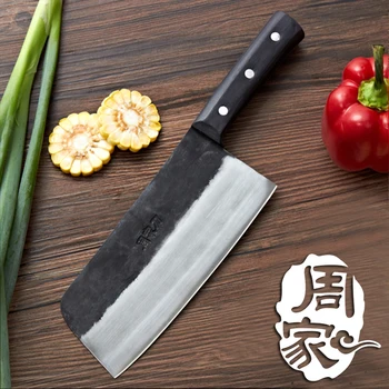 

Free Shipping Handmade Clip Steel Kitchen Cutting Knife Household Multifunctional Cooking Slicing Knives Forged Chef Cleaver