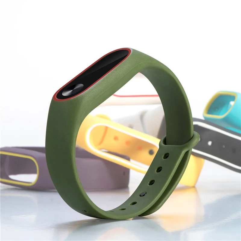

For Xiaomi Mi Band 2 Original Colorful Silicone Bracelet Strap Replacement Wristband Strap For Xiaomi Xiomi Mi Band 2 Watchband