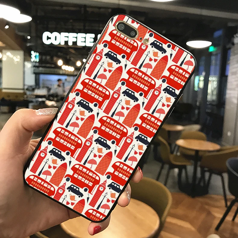 Модный персональный рельефный чехол для iphone 7 XS XR 11 11Pro черный Samsung S9 S10|Бамперы| |