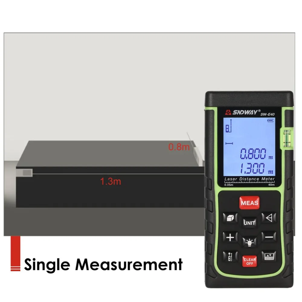 Лазер sndway дальномер 40 м 50 м 60 м 70 м 80 м 100 м 120 м 150 м дальномер trena лазерный дальномер сборка измерительное устройство линейка
