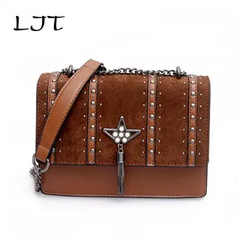 

LJT Luxury Handbags Women Bags Designer Tassel Vintage Velvet Chain Evening Clutch Bag Messenger Crossbody Bags For Women 2019