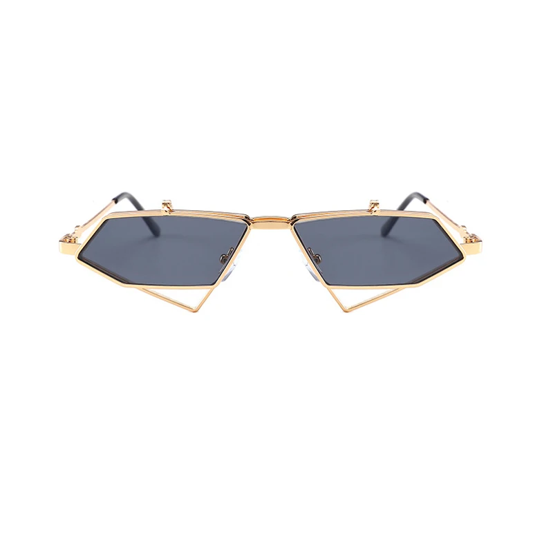 f c Punk Dame Uv400 Frauen Mit 9 Persönlichkeit Edelstahl Sonnenbrille a d Retro B e Box g Farben 2019 Brillen U8dSZqZ