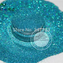0,1 мм устойчив к растворителям голографический лазер синий цвет макияж блестки пудра для век лица Косметическая пыль