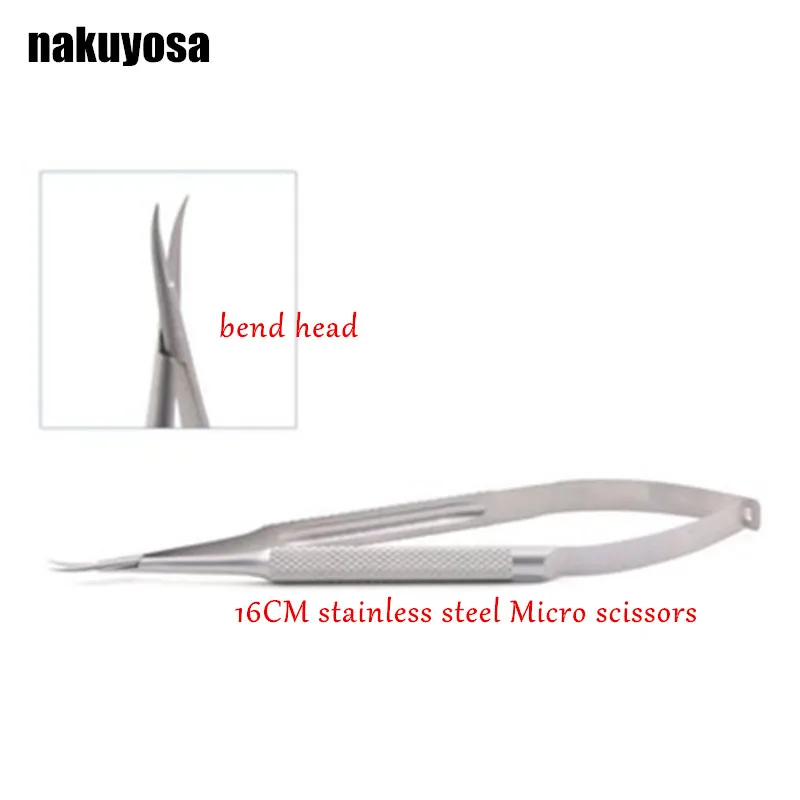 

16cm bend head micro Cornea scissors Hand tool Surgery stainless steel Ophthalmic Instruments high quality