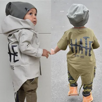 

Newborn Baby Boy Autumn Clothes Baby Boy Kids Hooded Jacket Hoodies Coats Outwear Age 0-24M