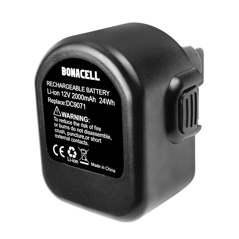 Bonacell 2 шт. 2.0Ah DC9071 металл-гидридных или никель Батарея для Dewalt DW9072 DW9071 DC9071 DE9037 DE9071 DE9072 DE9074 DE9075 152250-27