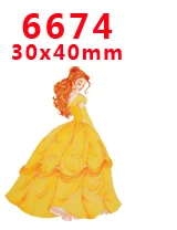 30 шт мультфильм персонаж плоское украшение из смолы PR 6648 - Цвет: 6674