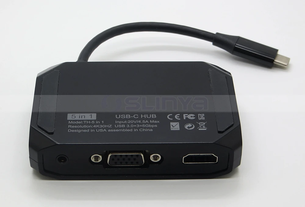 5 in 1type-c  to HDTV converter multifunction adapter 8039190125(10)