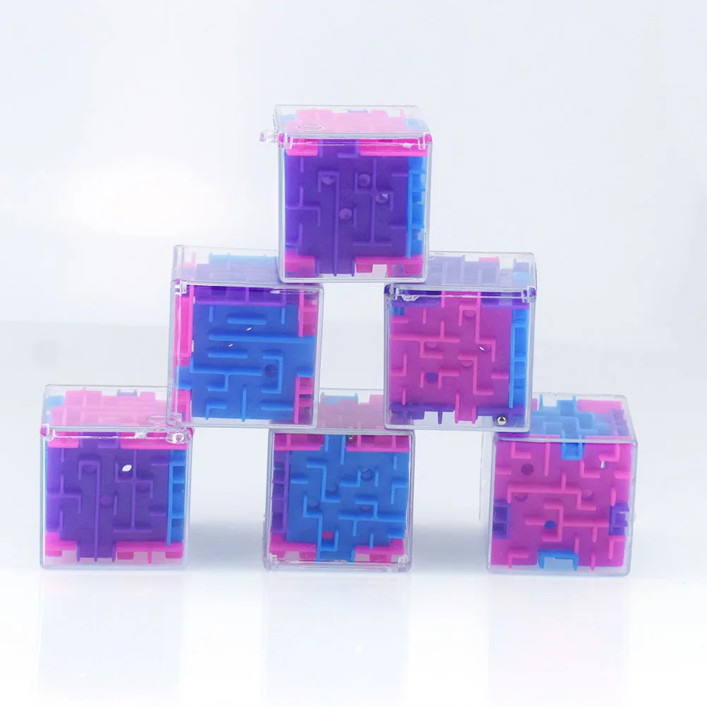 Детские 3d Magic Cube вращающийся Go жемчуг лабиринт шесть Лапша трехмерный лабиринт интеллект декомпрессии игрушки Gashapon игрушки