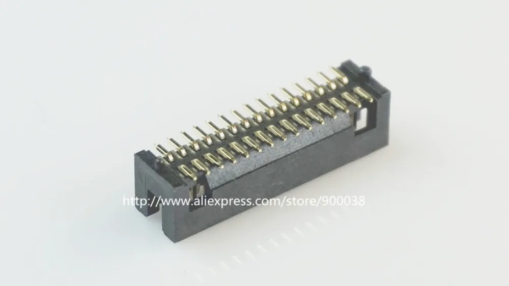 

5 Pcs SMT Box Header 1.27mm 2x15 P 30 Pin dual row with locating peg post Straight Male surface mount SMD PCB IDC Socket