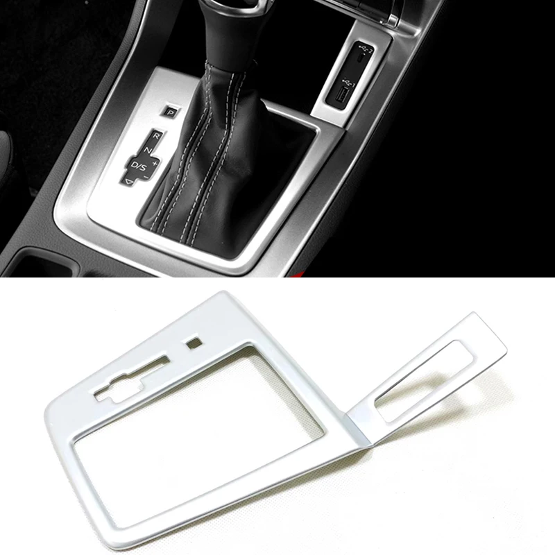 

Fit For Audi Q3 F3 2019 2020 Car Styling ABS Inner Front Center Console Shifter Cover Trim 1pcs Accessories Left Hand Drive Car