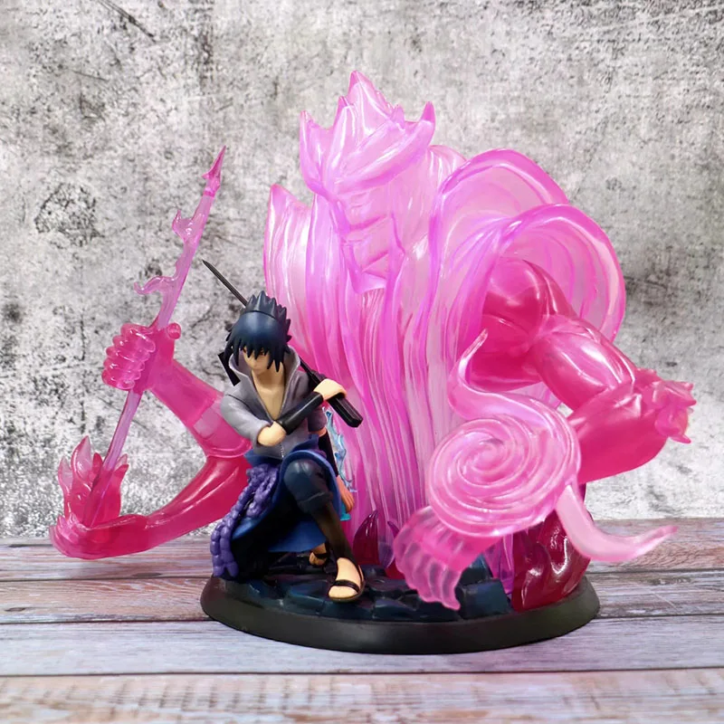 Аниме Naruto Shippuden Uchiha Sasuke Susanoo tempesuous God of Valour Sharingan фигурка коллекция игрушек 30 см