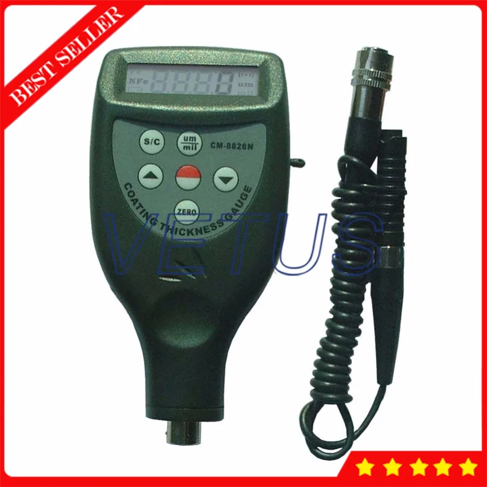 CM8826N NF Type Eddy Current Paint Coating Thickness Gauge for rubber