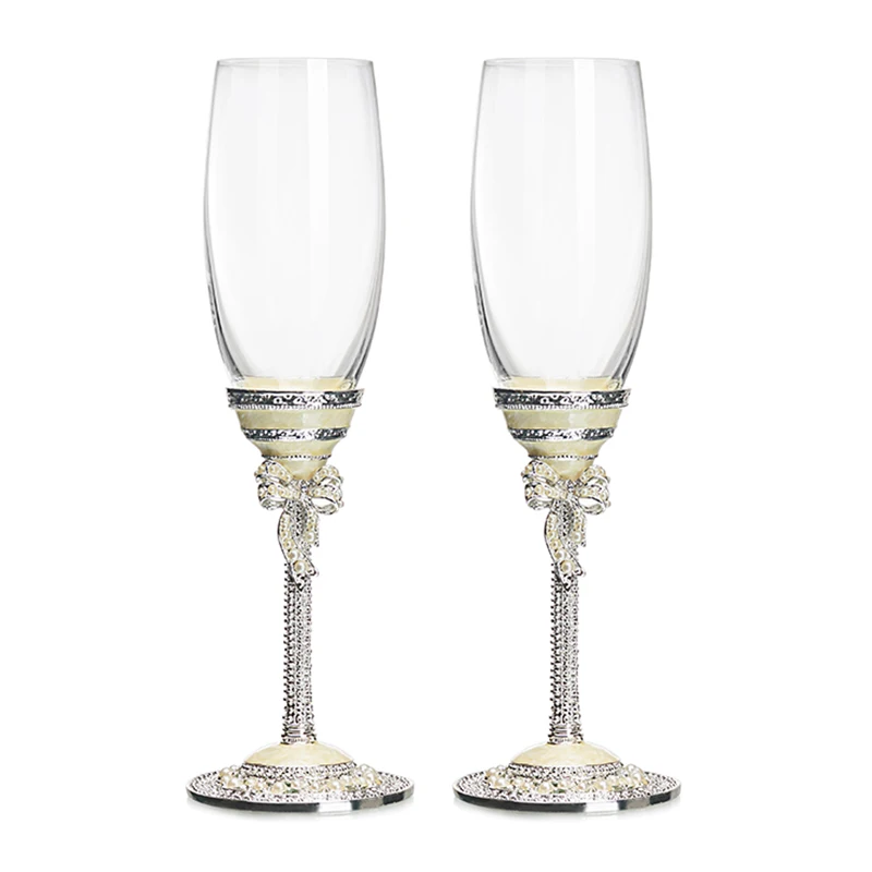Flask For Alcohol Glass Hip Cup Crystal Whisky Bottle Red Wine Champagne Party Drinkware Wedding Gift 2pcs/set | Дом и сад