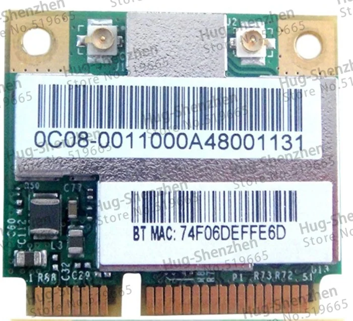 Мини карта pcie BCM943225HMB BCM2070 беспроводная Bluetooth 3 0 WLAN высокое качество для
