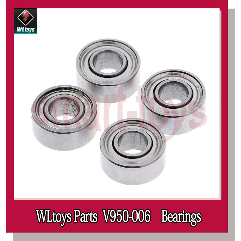 4 шт. V950 подшипник V950-006 подшипники для WLtoys 6CH Запчасти радиоуправляемого