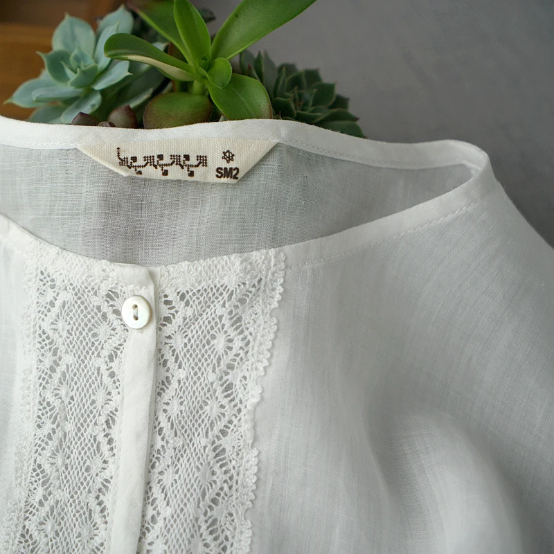 الربيع الصيف المرأة عارضة كل مباراة فضفاضة زائد حجم الدانتيل خليط مريحة انظر من خلال رقيقة الرامي القمصان/البلوزات