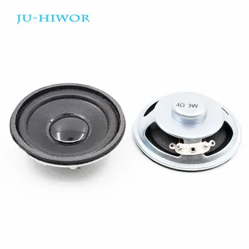

2pcs Acoustic Speaker 4R 3W 57MM Bass Loudspeaker Black 18 Internal Magnet Black Hat PU Foam Edge
