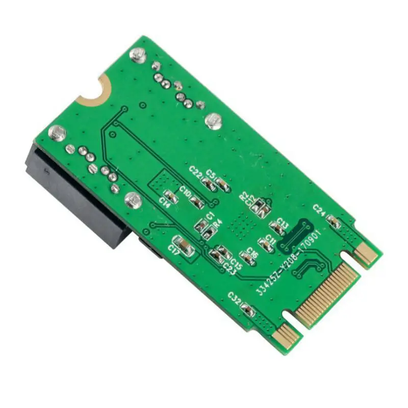 M.2 ngff B+ M Ключ 22x42 PCIe шина на 2 порта 3,0 SATA 6 G III контроллер адаптер карты ASM1061 чипсет с 7pin sata кабель