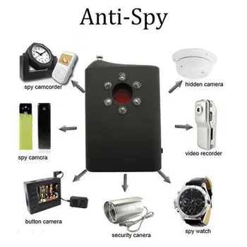 

Anti-Spy RF/LENS Detector For Wireless GPS Signal Hidden Mini Camera Lens Multi Function Bug Camera Signal Detector Finder Hot