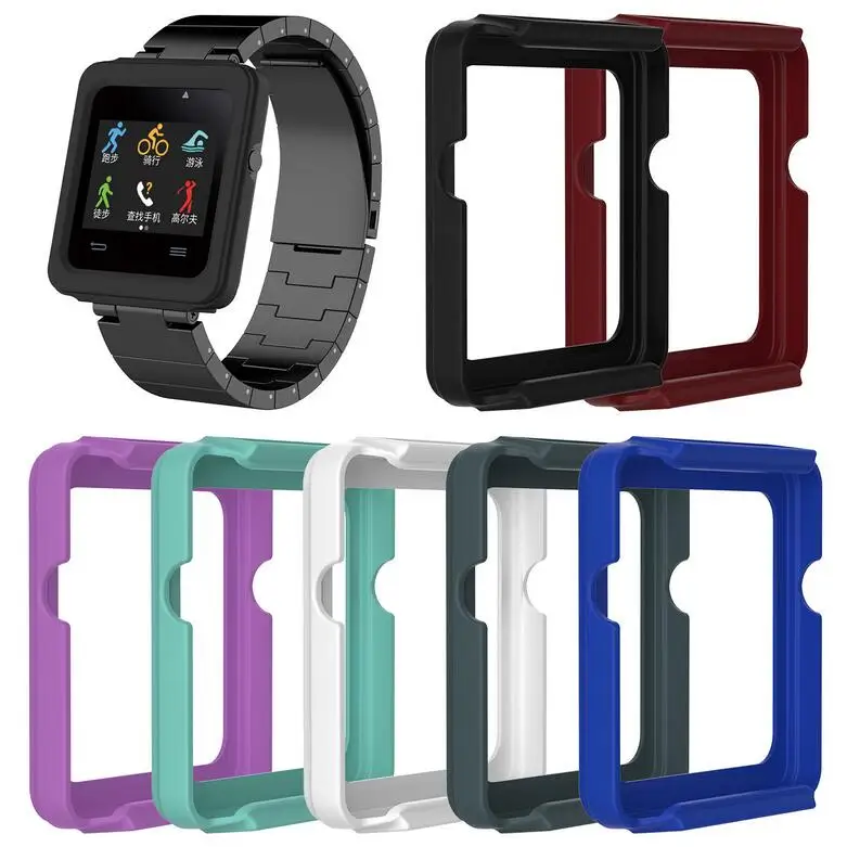 20pcs High Quality For Garmin Vivoactive Sports Watch Silicone Protector Case Cover vivoactive Protective Shell | Электроника