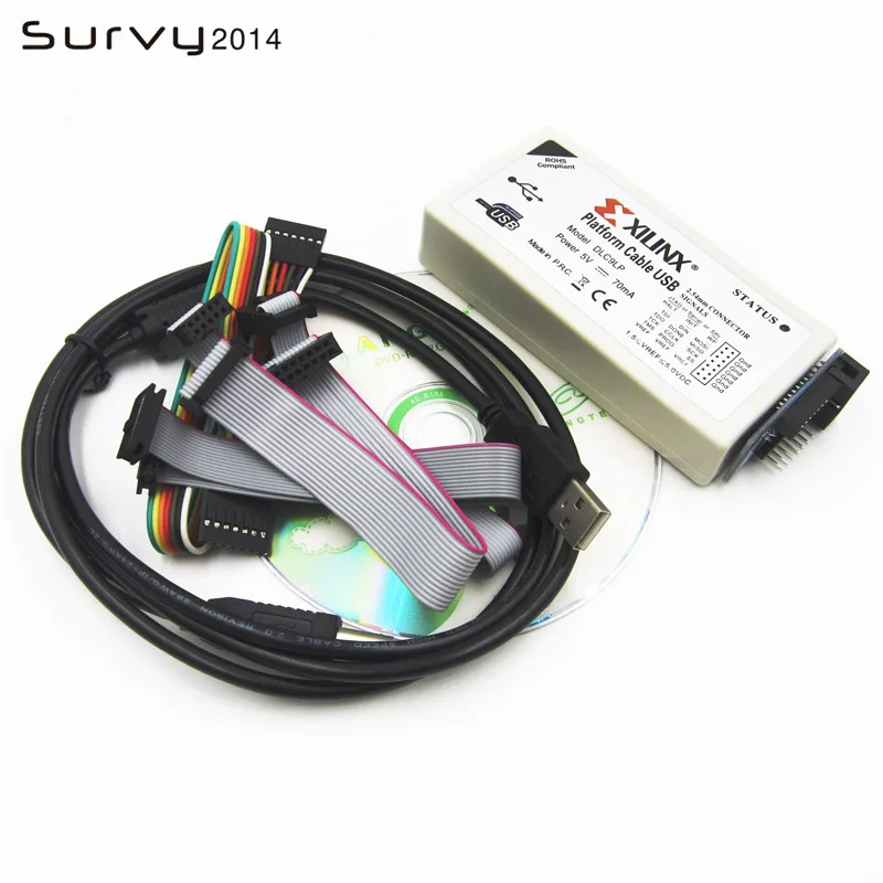 Кабель на платформе Xilinx USB FPGA CPLD скачать отладчик Поддержка JTAG Slave Serial SPI