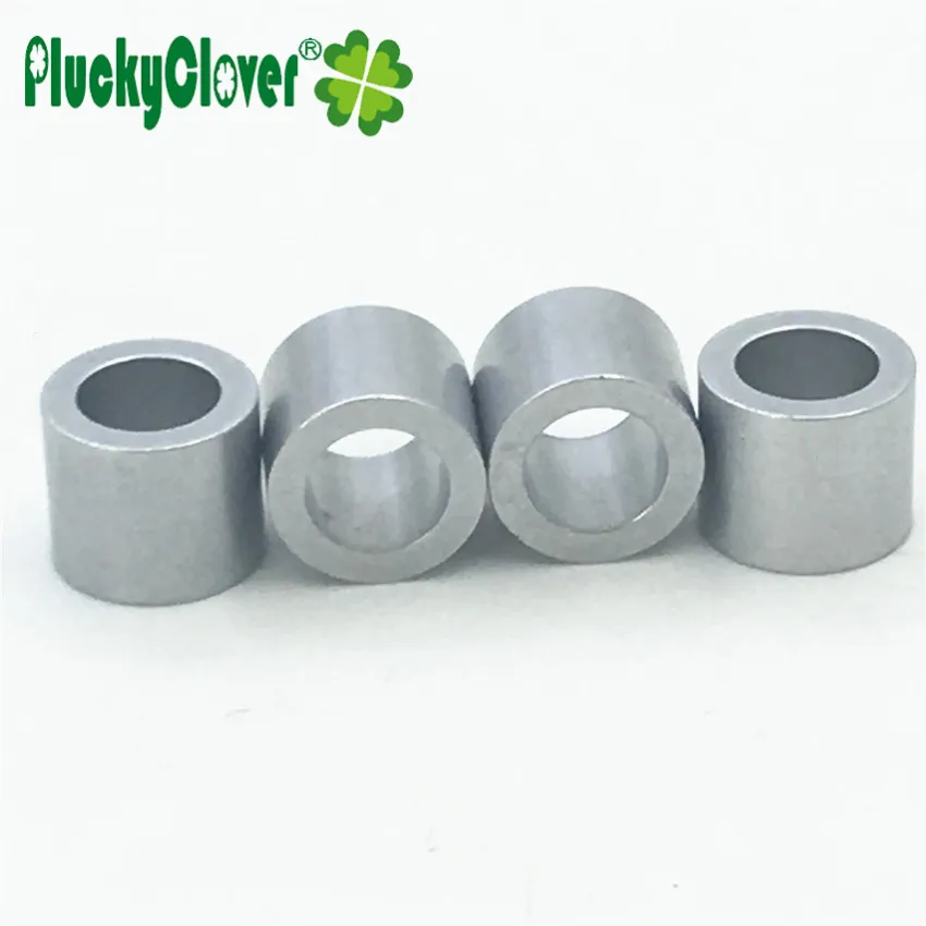 

4pc/set Silver 627 Bearing Spacers For Inline Skates Professional Long Board Bearings Bushing Aluminum Skateboard Bearing Sleeve