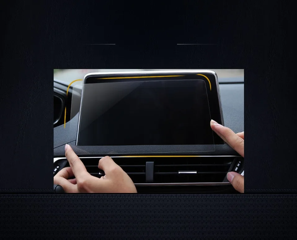 Gps экран Защитная пленка для peugeot 2008 3008 4008 308 408 508/508L Закаленное стекло протектор экрана анти синий светильник