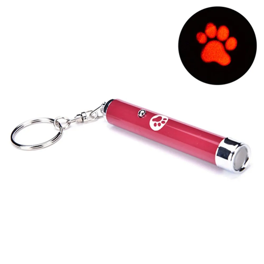 Лазерная забавная кошачья палка 2 в 1, красная лазерная указка, ручка с белым светодиодный светильник для детей, игрушки для домашних животных, собак, интерактивные игрушки