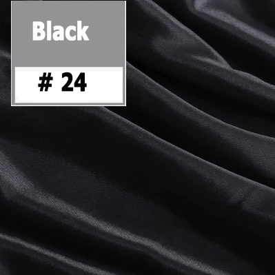 5 м/лот ледяная шелковая ткань Свадебный фон украшение swag дизайн стол юбка украшение ткань для драпировка для потолка панели - Цвет: Черный