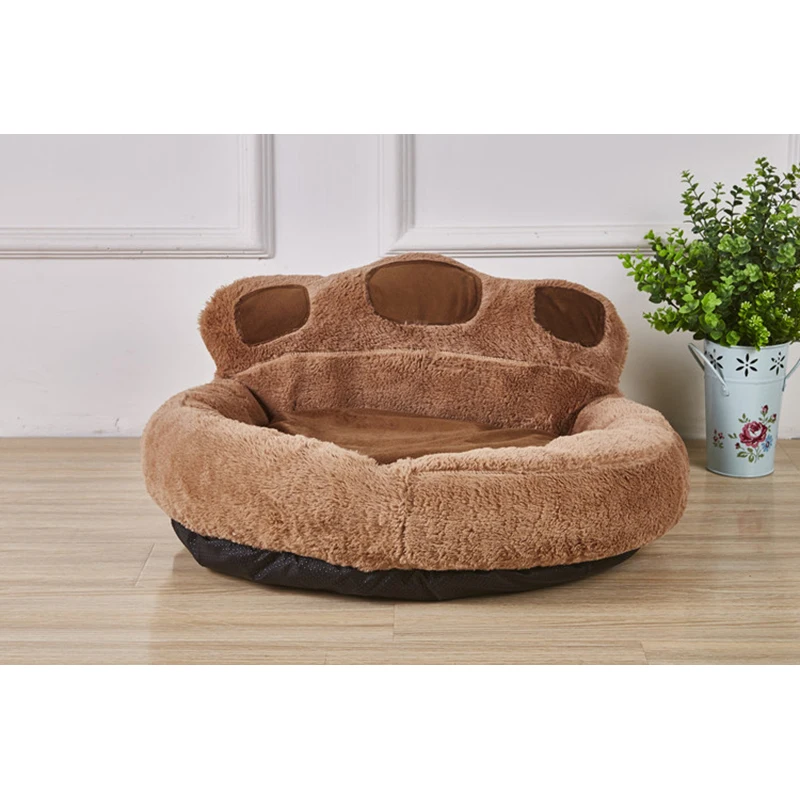 paw shaped dog bed