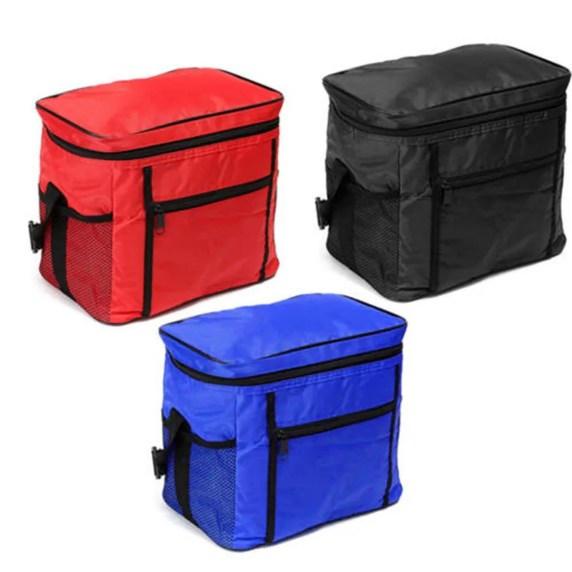 

New Large Portable Picnic Cool Bag Insulated Thermal Cooler for Food Drink Lunch Picnic Bags outdoor camping tools #3o30