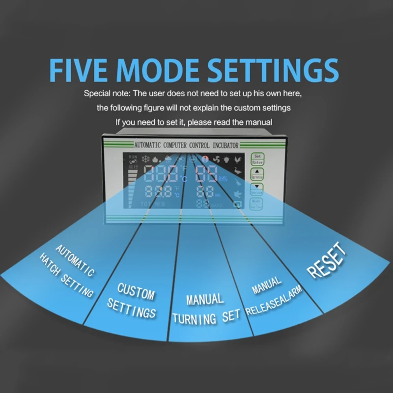 Инкубатор управления Лер интеллектуальная птица курица утка термостат Многофункциональный Контроль температуры продукты для фермы животных