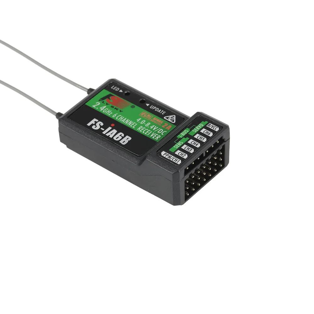2 4G FS iA6B 6Ch iBus порт совместимый приемник PPM выход для Flysky i4 i6 i10 передатчик