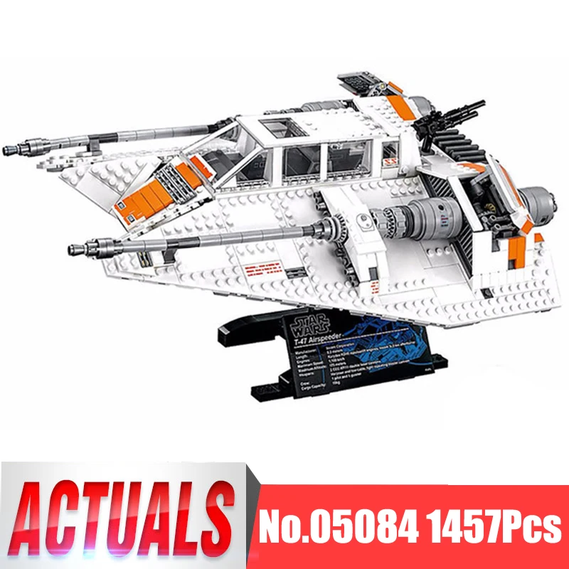 Лепин Star Wars Фигурки 05084 1457 шт. Rebel Snowspeeder Модель Строительство Наборы блоки кирпичи игрушки для детей совместимы с 10129