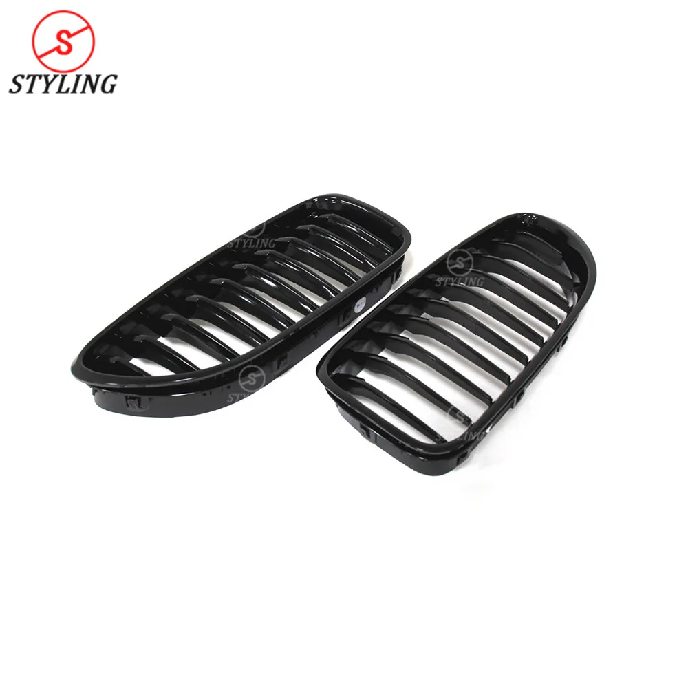 Решетка ABS для BMW F06 F12 F13 640i & M6 передний бампер губ гоночная решетка глянцевый