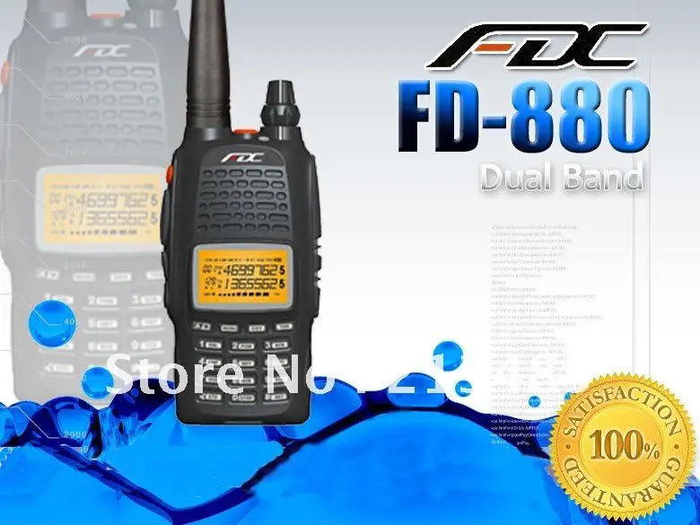 Новый двухдиапазонный Радио feidaxin FDC FD-880 136-174 и 400-480 мГц двухстороннее радио портативная рация fd880 лучше для отеля, ветчина, использования