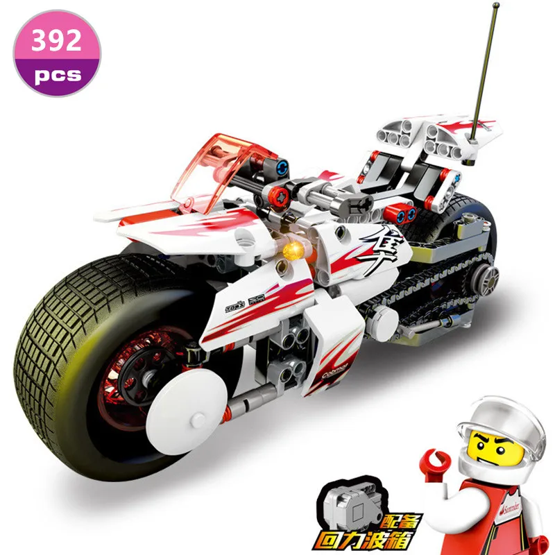 

Futures Technic Vehicle Mechanical Cipher Building Blocks Motorcycle Pull Back RC Car Compatible LegoINGs Bricks Toys for Boys