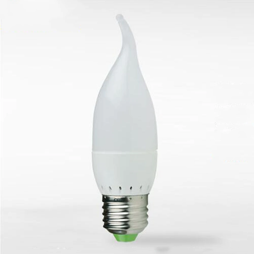 

Led bulb tip bubble e14 pull tail led candle bulb starry tail pull tip bubble E14 plastic energy saving crystal chandelier