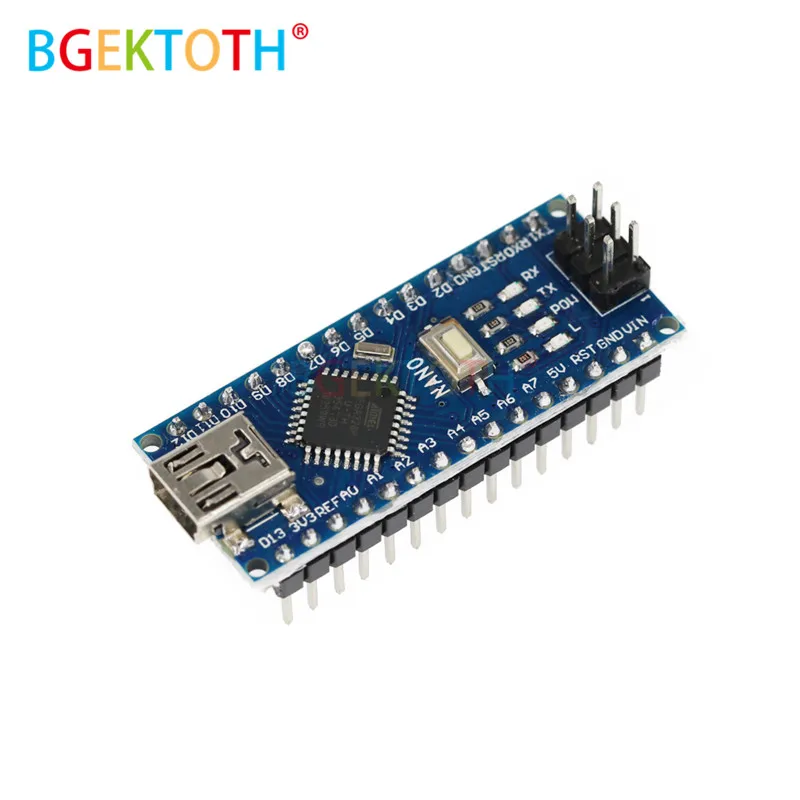 1 шт. мини USB Nano V3.0 ATmega328P CH340G 5 в 16 м плата микроконтроллера для arduno NANO 328P NANO 3,0 - Цвет: NANO V3.0 welding