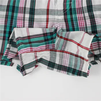 5 pcs Mens Underwear Boxers Shorts Casual Cotton Sleep Underpants Quality Plaid Loose Comfortable Homewear