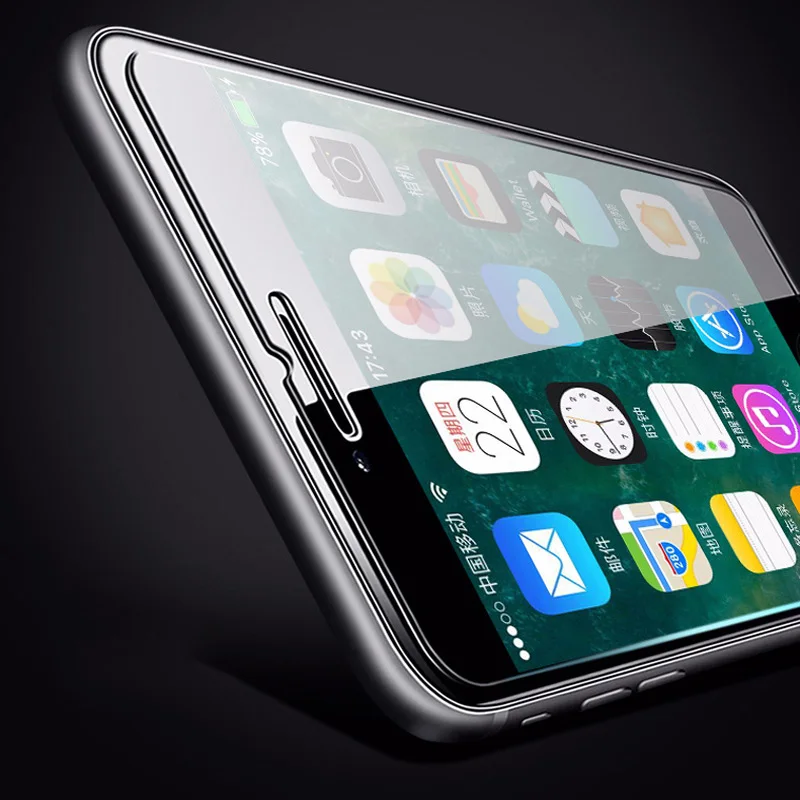 Закаленное стекло для iPhone XS XR MAX защита экрана чехол 8X7 6 6S Plus 5 5S SE 1 8 дюйма