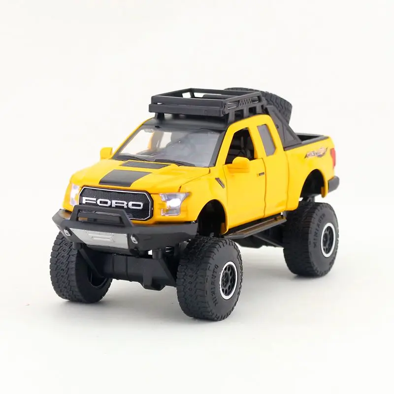 1:32/литья под давлением Металл Модель/Ford F 150 пикап Внедорожник/светильник &