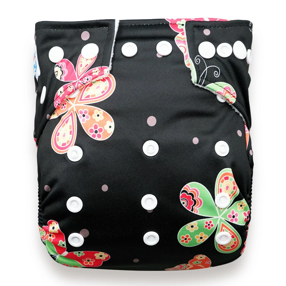 

6 Units [Babyland] Baby Cloth Diaper ECO-Friendly Infant Washable Cloth Diaper Small Naughty Kid Pocket Diaper Reusable Nappy