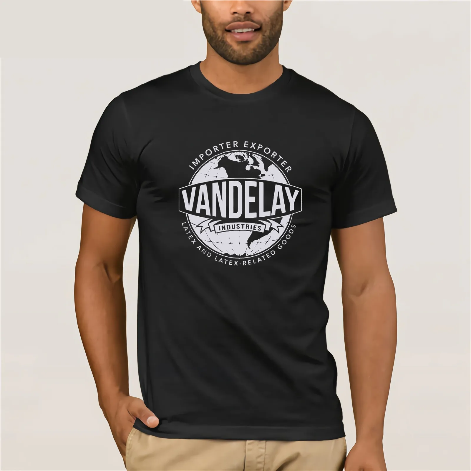 Футболка мужская футболки брендовая одежда забавная Vandelay Industries T-Shirt-забавная футболка Seinfeld Tv Show By That funny shirt