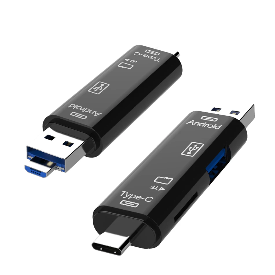 Сверхзвуковая многофункциональная карта памяти OTG адаптер USB женский интерфейс/type-c/Micro usb/usb интерфейс для смартфона Macbook