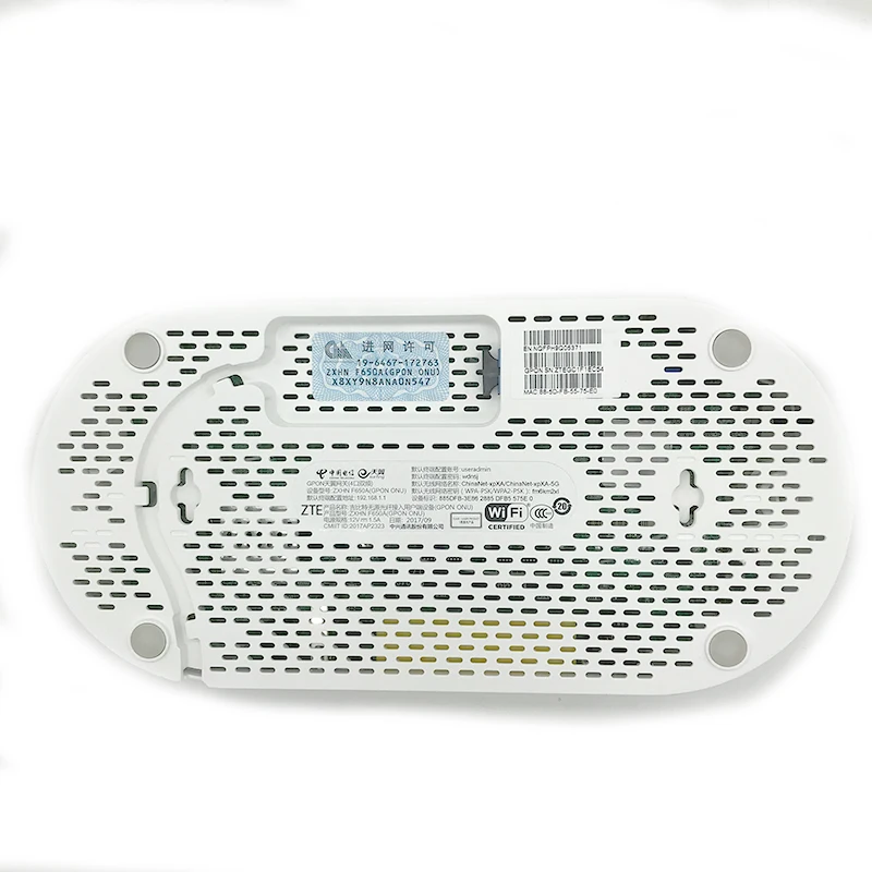 Английская прошивка GPON ONT zte F650A с 4GE+ 1POTS+ wifi FTTH ONU mode, Termina Gpon волоконный сетевой маршрутизатор